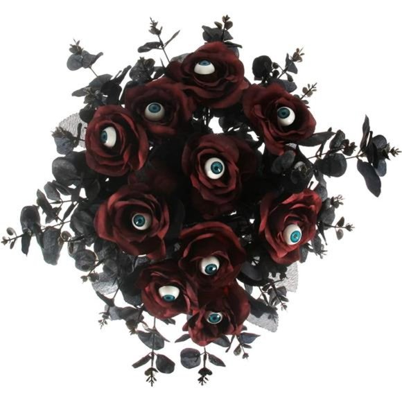 10Pcs Black Artificial Eucalyptus BranchesStems FauxEucalyptuses Real Touch Leaf - Picture 6 of 7